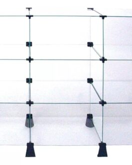 Balcão de Vidro c/ 03 Nichos de 99cm x 90cm x 30cm