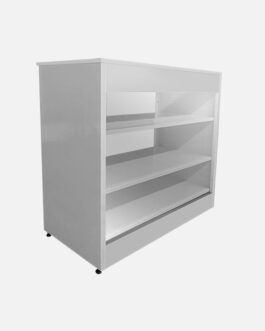 Balcão Vitrine em Aço 1,00x1,10x0,50m