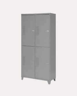 Roupeiro  Insalubre 04 Portas Grandes c/ 03 Divisor 1,95 x 0,60 x 0,40m