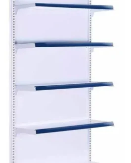 Gôndola de Parede Inicial 2,00x0,92x0,40/0,30m com 06 Bandejas